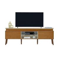 Rack para TV até 75 Polegadas Lumina 2 PT Cinamomo e Off White - 6