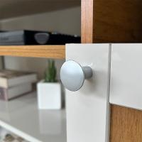 Rack para TV até 75 Polegadas Ipanema 2 PT Cinamomo e Off White - 6