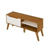 Rack para TV até 60 Polegadas Lotus 1 PT Cinamomo e Off White - 1