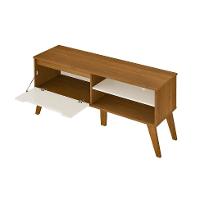 Rack para TV até 60 Polegadas Lotus 1 PT Cinamomo e Off White - 2