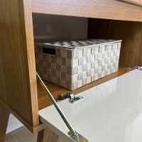 Rack para TV até 60 Polegadas Lotus 1 PT Cinamomo e Off White - 8