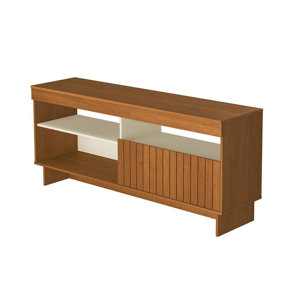 Rack para TV até 65 Polegadas City 1 PT Cinamomo e Off White - 6