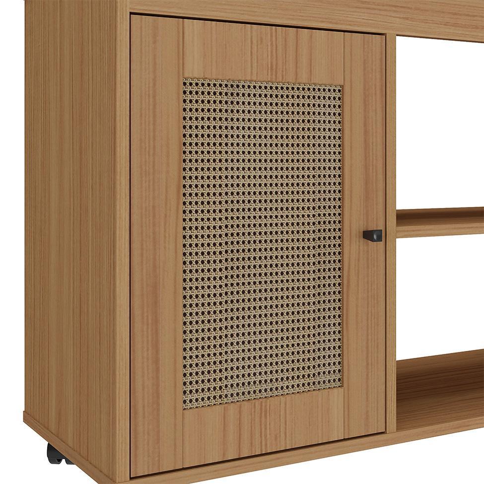 Rack para TV até 42 Polegadas Sampa 1 PT Carvalho - 6