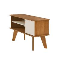 Rack para TV até 50 Polegadas Frank 1 PT Cinamomo e Off White - 5