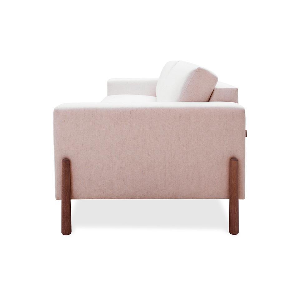 Sofá 3 Lugares Laura Linho Bege 180 cm - 5