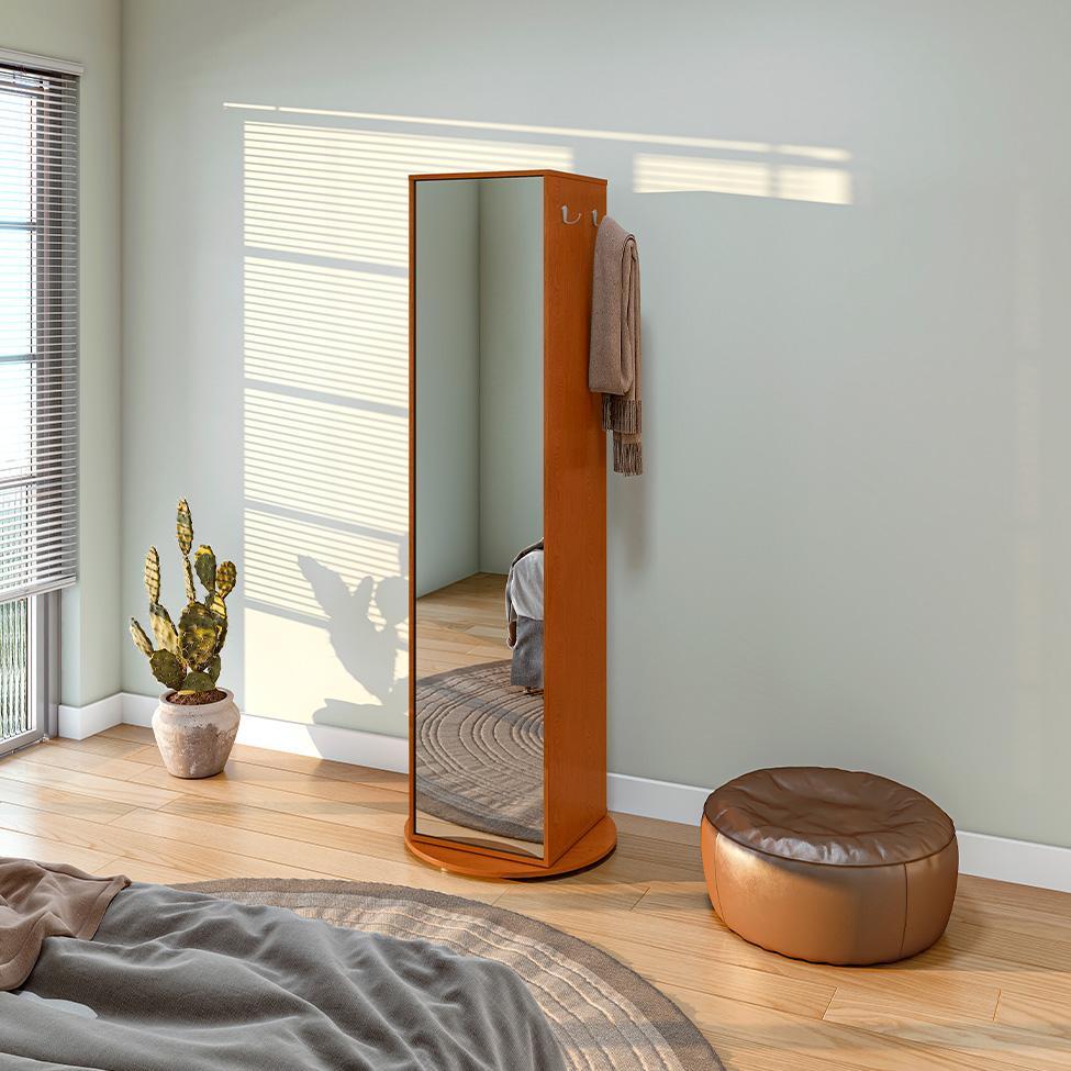 Sapateira com Espelho Esthela 1 PT Frassino - 1