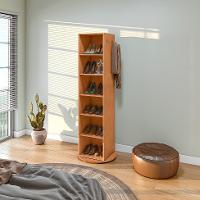 Sapateira com Espelho Esthela 1 PT Amêndoa - 5