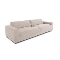 Sofá 3 Lugares Luigi Linho Bege 210 cm - 1