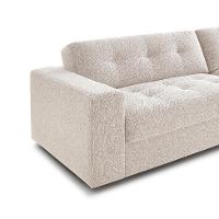 Sofá 3 Lugares Lucca Linho Bege 210 cm - 2