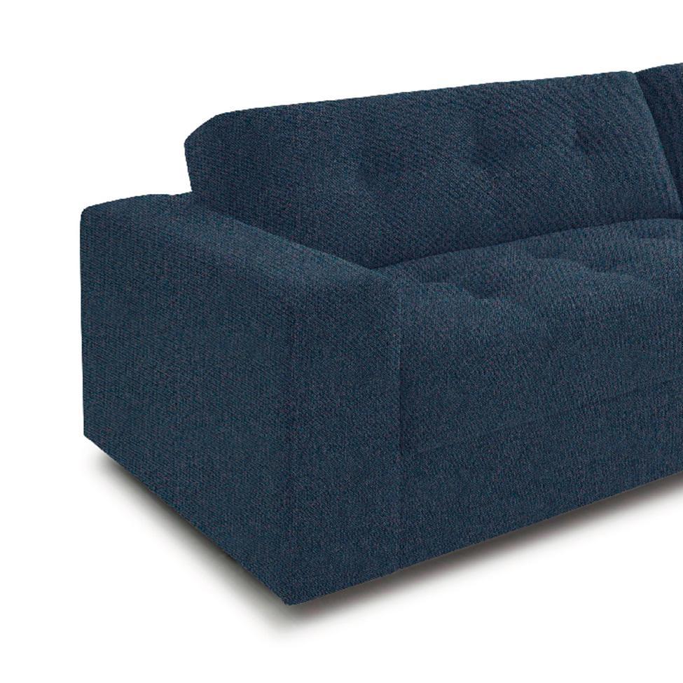 Sofá 3 Lugares Lucca Linho Azul 210 cm - 2