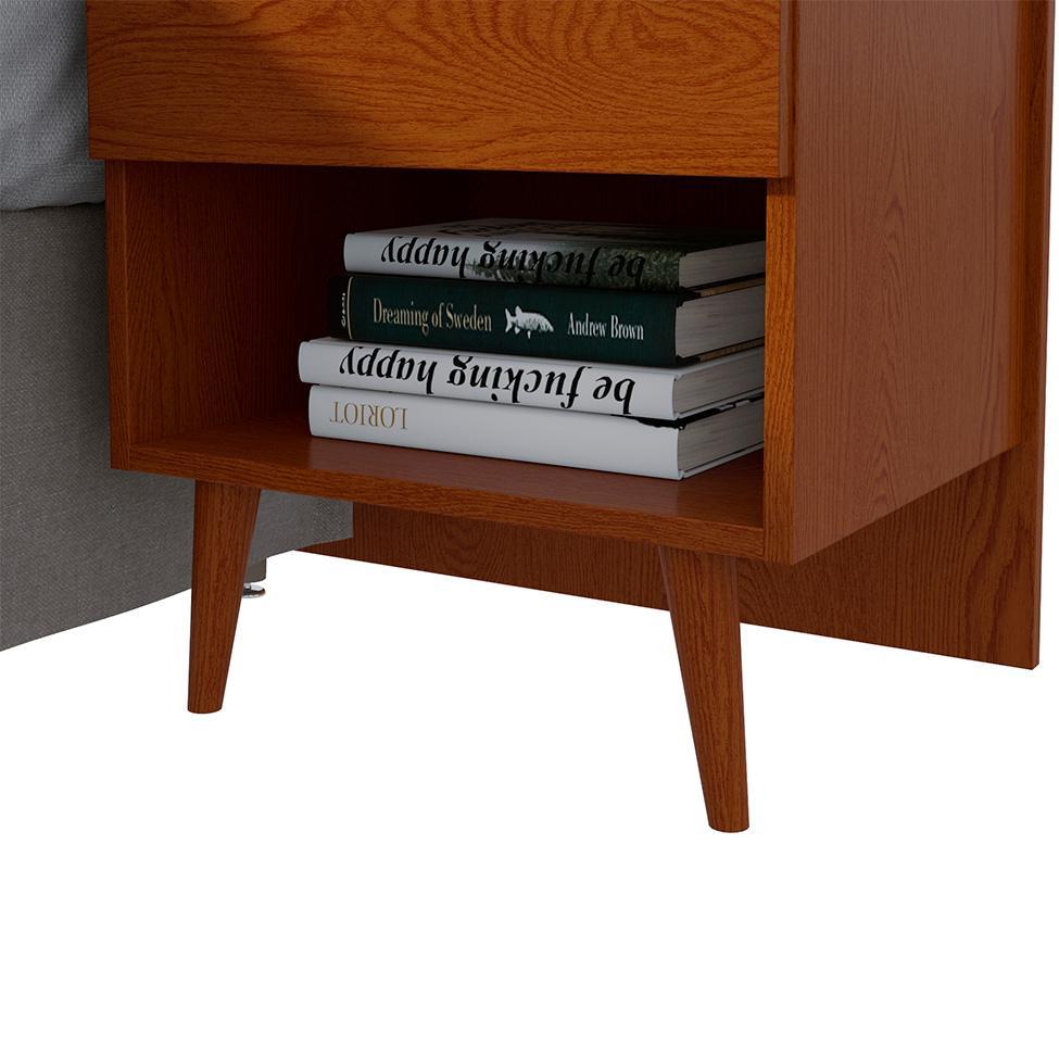 Cabeceira Queen com 2 Mesas de Apoio Like 2 GV Frassino - 6