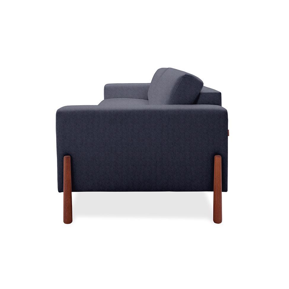 Sofá 3 Lugares Laura Linho Cinza 180 cm - 4