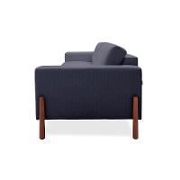 Sofá 3 Lugares Laura Linho Cinza 180 cm