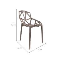 Cadeira Pixel Cinza - 3