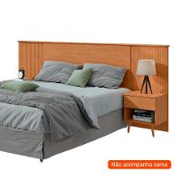 Cabeceira Queen com 2 Mesas de Apoio Like 2 GV Amêndoa - 2