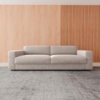 Sofá 4 Lugares Luigi Linho Bege 260 cm - 2