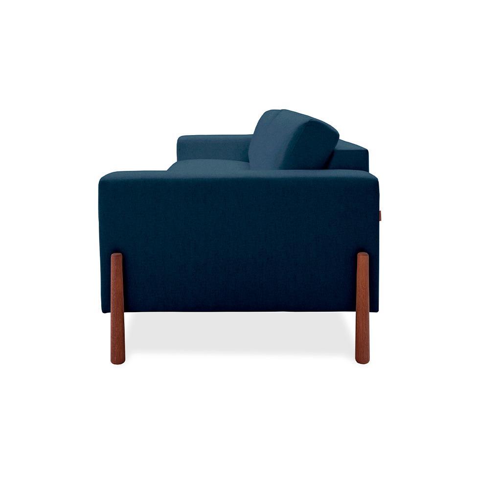 Sofá 4 Lugares Laura Linho Azul 260 cm - 5