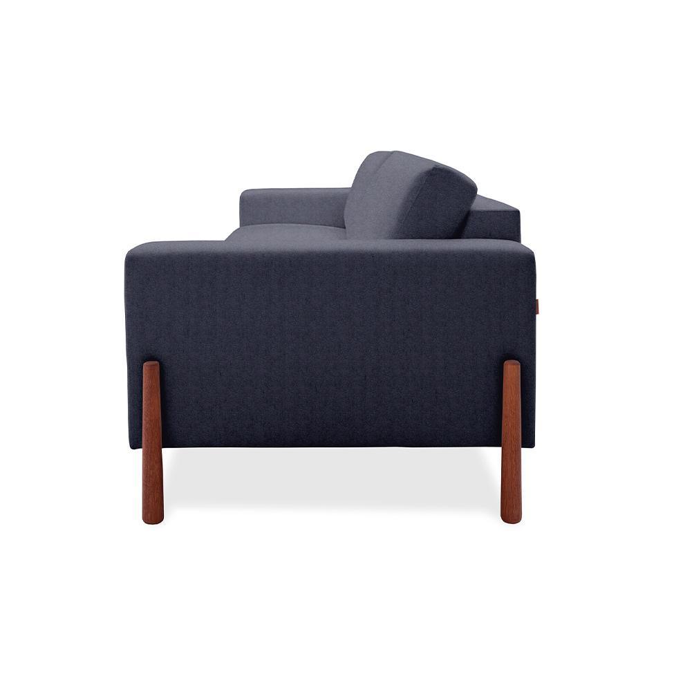 Sofá 4 Lugares Laura Linho Cinza 260 cm - 4