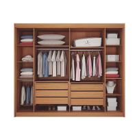 Guarda-Roupa Casal São Carlos 6 PT 6 GV Cinamomo e Off White - 2