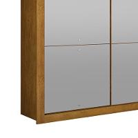 Guarda-Roupa Casal com Espelho Veneza Gold Imbuia 3 Pt 4 Gv - 5