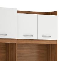 Kit de Cozinha Harmonia 6 Portas 2 Gavetas Amendola e Branco - 5