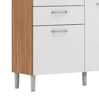 Kit de Cozinha Harmonia 6 Portas 2 Gavetas Amendola e Branco - 6