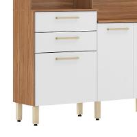 Kit de Cozinha Select 6 Portas 2 Gavetas Amendola e Branco - 6