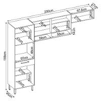 Armário de Cozinha Compacta Dama 6 Portas 1 Gaveta Amendola e Branco - 3