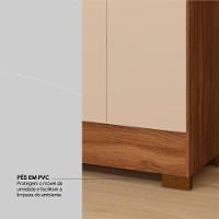 Guarda-Roupa Casal Marine 6 Portas 2 Gavetas Amendola e Off White - 8