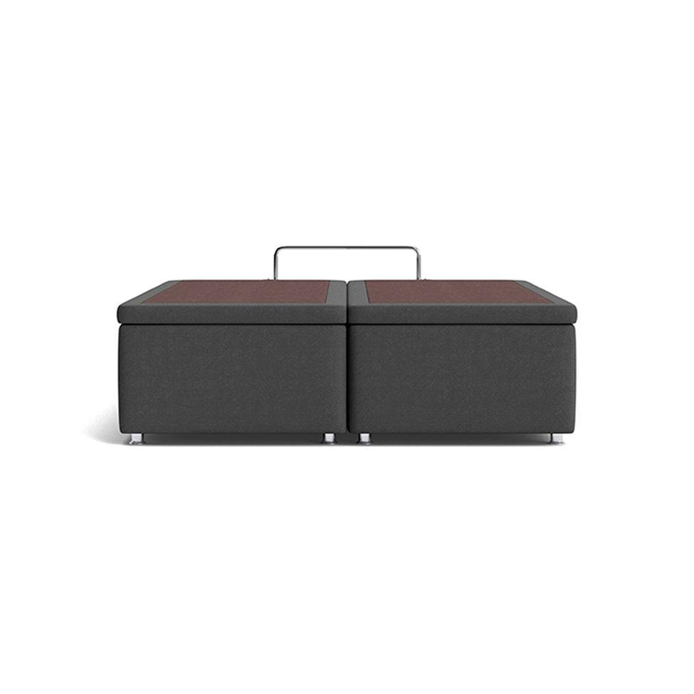 Base Box de Casal Americana Camurça Cinza - 2