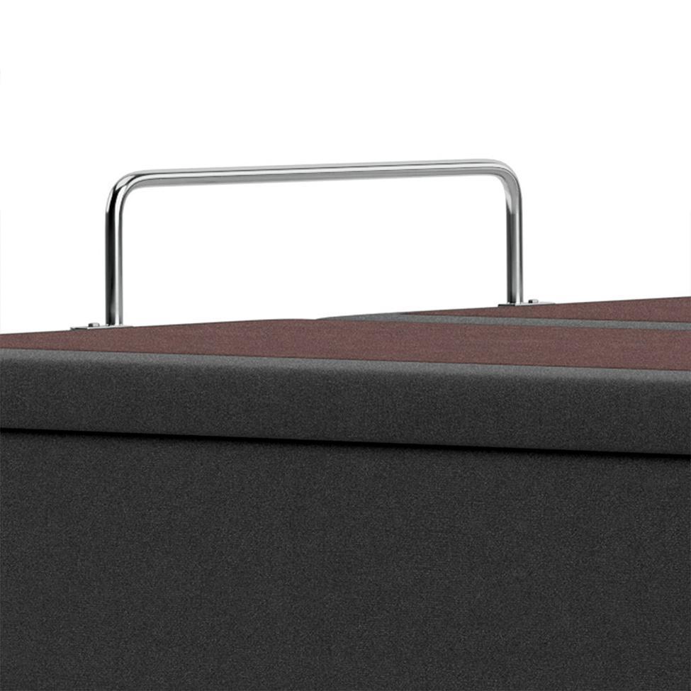 Base Box de Casal Americana Camurça Cinza - 9