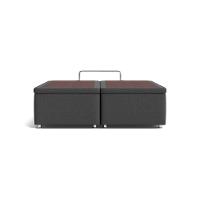 Base Box de Casal Americana Camurça Cinza - 2