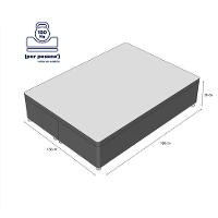 Base Box de Casal Americana Camurça Cinza - 3