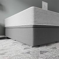 Base Box de Casal Americana Camurça Cinza - 5