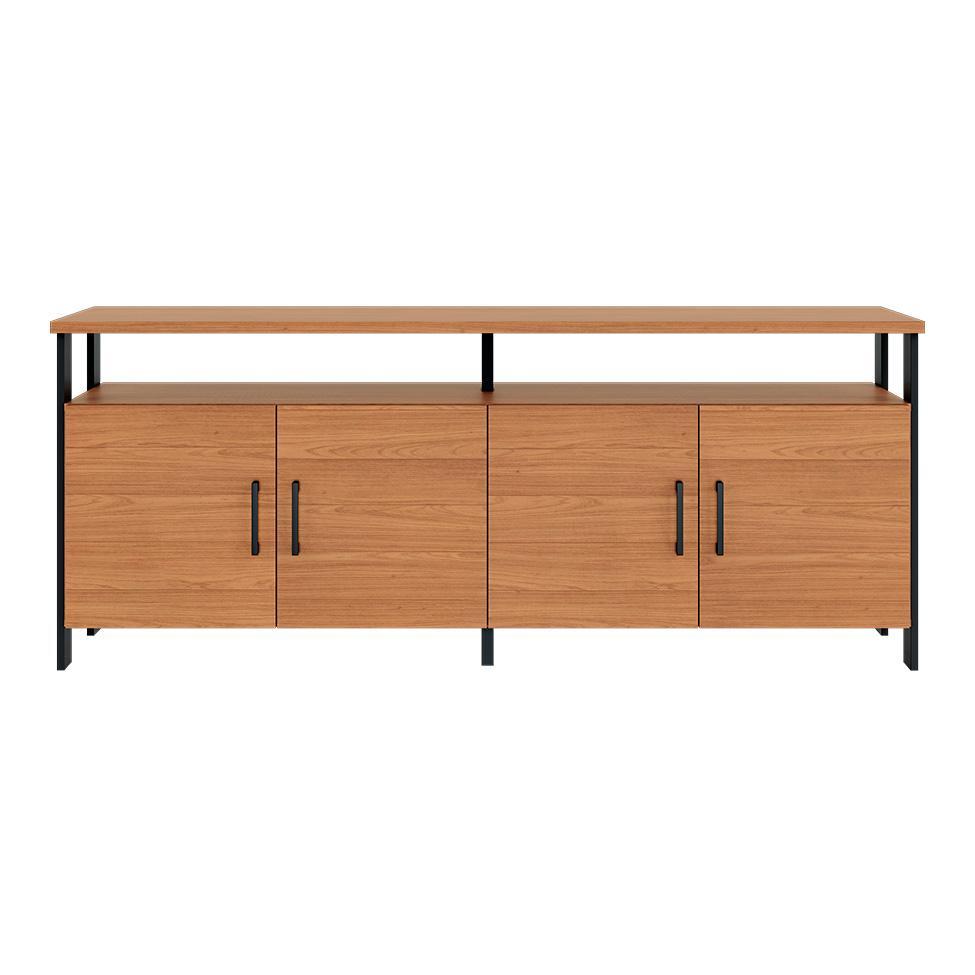 Buffet Otta 100% MDF 4 Portas Freijó e Preto - 4