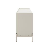 Buffet Jasper 3 Portas 3 Gavetas Off White e Champanhe - 6