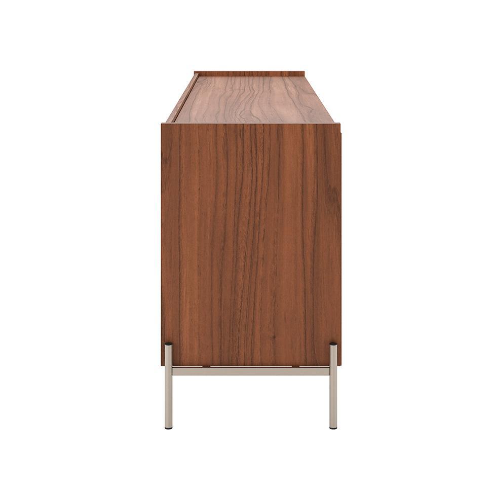 Buffet Jasper 3 Portas 3 Gavetas Canela e Champanhe - 6