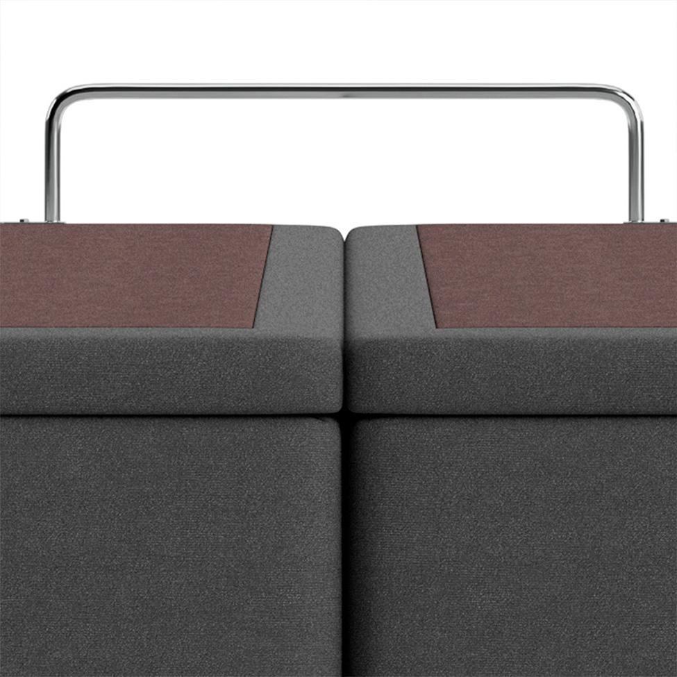 Base Box Super King Americana Camurça Cinza - 10