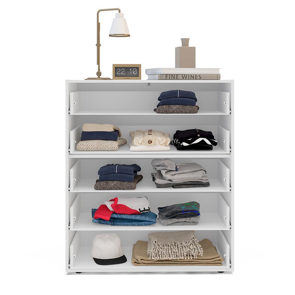 Cômoda Lisboa 5 Gavetas Verde e Freijó - 2