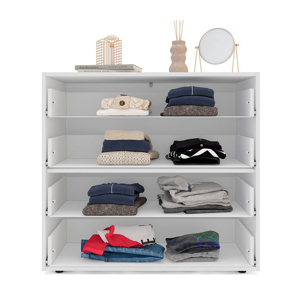 Cômoda Valência 4 Gavetas Verde e Freijó - 2