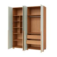 Guarda-Roupa Casal Afrodite 100% MDF 4 Portas 2 Gavetas Off White e Freijó - 5