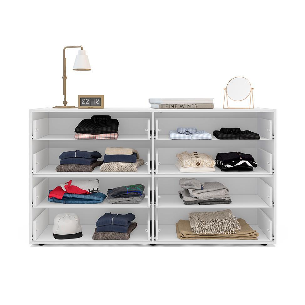 Cômoda Porto 8 Gavetas Branca - 2