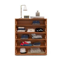 Cômoda Valência 5 Gavetas Branca e Freijó - 2