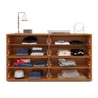 Cômoda Lisboa 8 Gavetas Branca e Freijó - 2