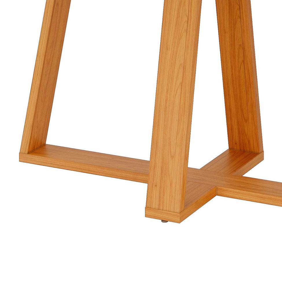 Mesa de Jantar Retangular com Tampo de MDF Kessy 100% MDF Off White e Freijó 180 cm - 4