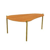 Mesa de Centro Ôrganica Meven 100% MDF Freijó 90 cm - 1