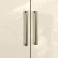 Guarda-Roupa Casal com Espelho Ópera 6 Portas 4 Gavetas Cinamomo e Off White - 5