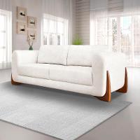 Sofá 2 Lugares Yves Bouclé Off White 160 cm - 2