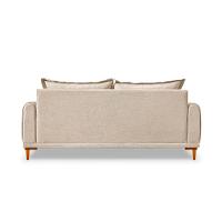 Sofá 2 Lugares Lisboa Bouclé Bege 160 cm