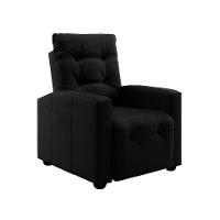 Poltrona Reclinável Elétrica Titano Revestimento Sintético Preta - 4